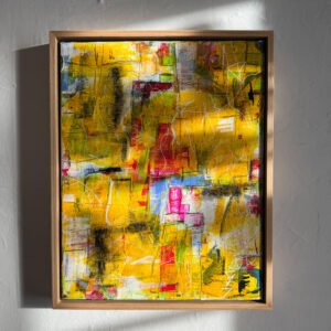 An Abstract Dance of Color | 11" x 14"