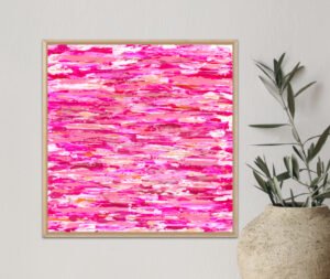Artwork titled "Blushing Clouds" by Kathryn Davies