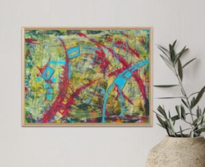 Artwork titled "Robot World" by Kathryn Davies