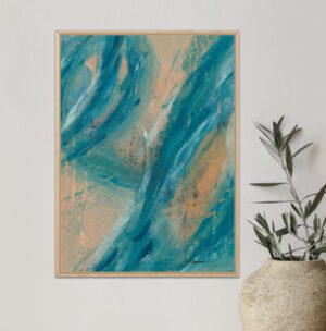 Artwork titled "A Walk on the Beach" by Kathryn Davies