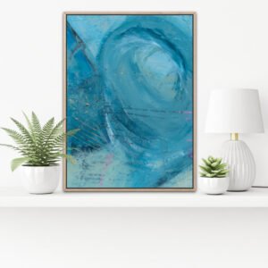 Artwork titled "The Eye of the Storm" by Kathryn Davies.