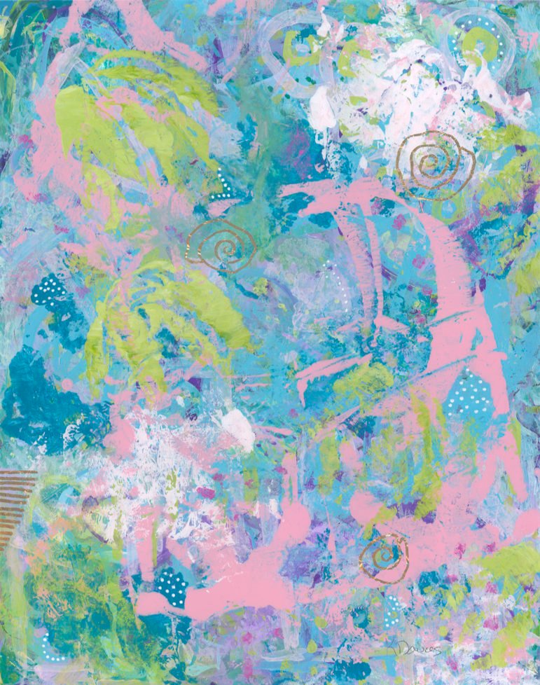 artwork titled tropical daydream by kathryn davies