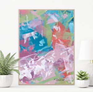 Artwork by Kathryn Davies titled Blossom Waves No. 1