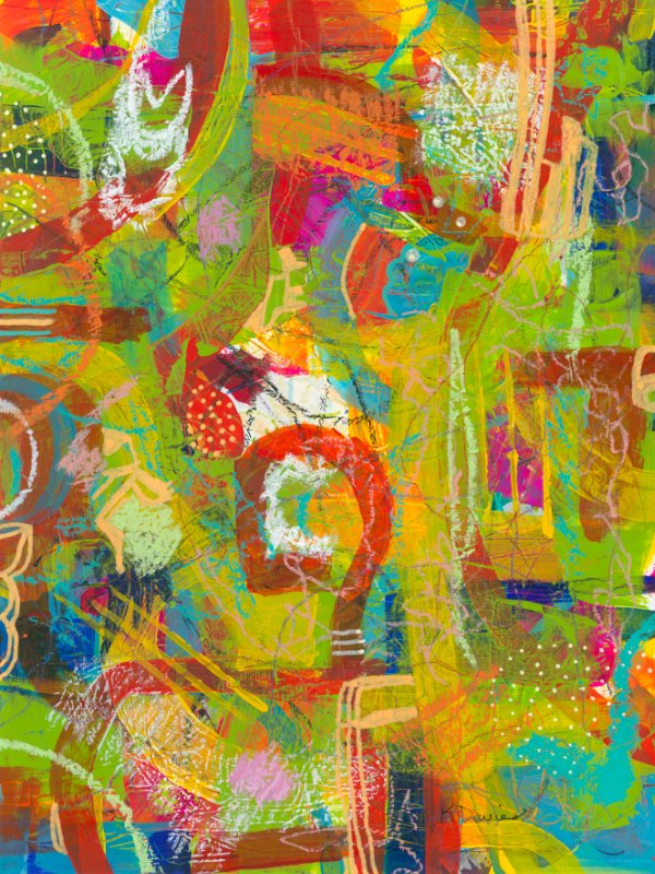 artwork titled colorful pathways to nowhere