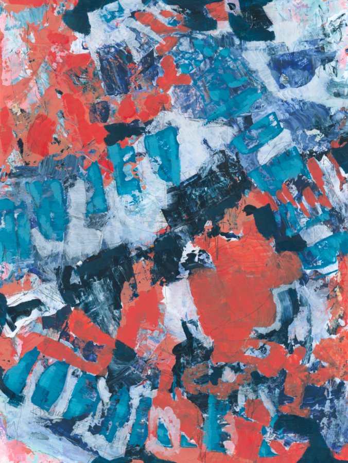 #165-2025-09-Orange and Blue Blitz-12x16