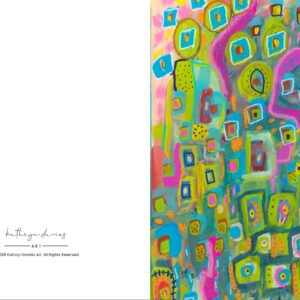 miami jungle - greeting card